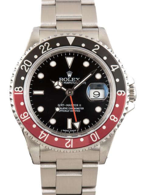 ROLEX 184624 Used Rolex GMT Master II Ref 16710 Coke