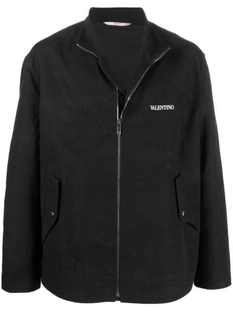 Valentino tonal camouflage-print jacket