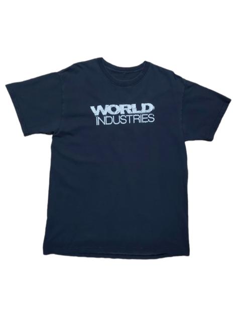 Other Designers Vintage World Industries Skateboards Logo Black T-Shirt