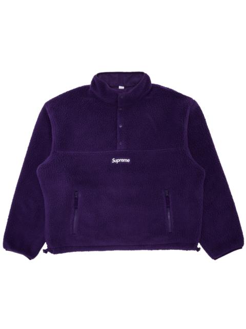 Supreme Supreme Polartec Shearling Reversible Pullover 'Purple'