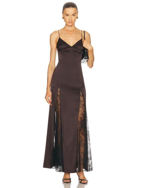 STAUD Trinity Silk Dress