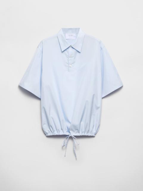 Prada Short-sleeved cotton shirt