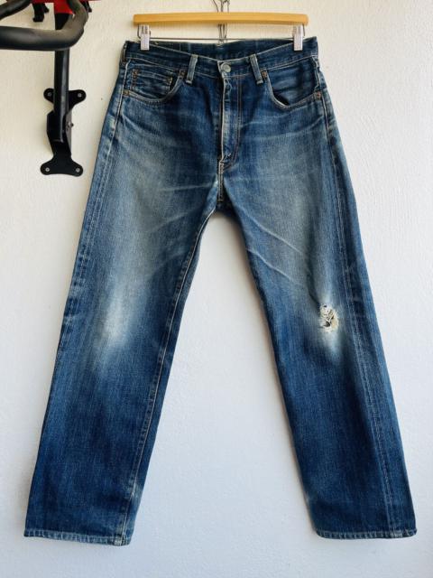 Levi's Vintage Levi's 502XX Big E Distressed Selvedge Jeans J22