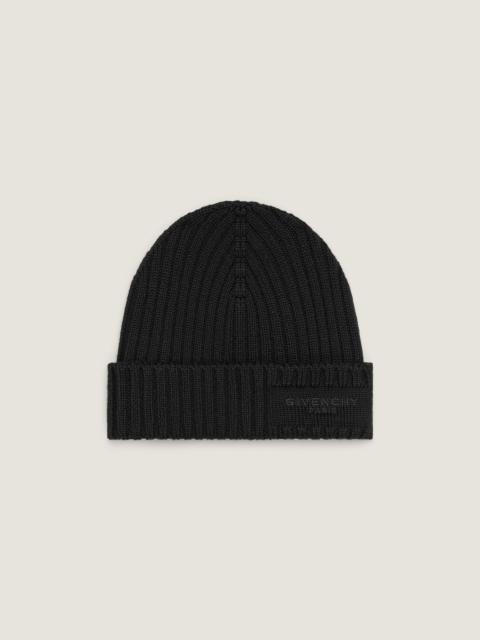 Givenchy GIVENCHY PARIS BEANIE IN WOOL