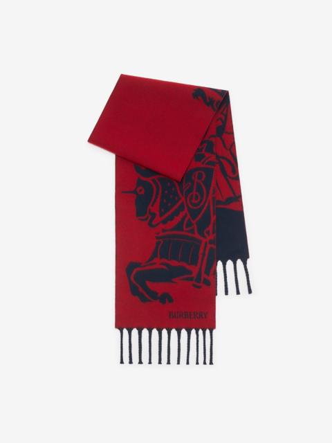 Burberry Reversible EKD Wool Scarf