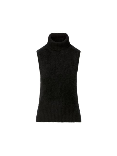 VERONICA BEARD MAZZY BRUSHED CASHMERE SLEEVELESS SWEATER