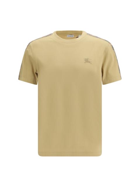 Burberry Burberry T-shirt With Check Trims