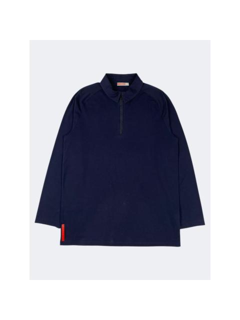 Prada 2007 Quarter Zip with Zippered Back Pocket Long sleeve
