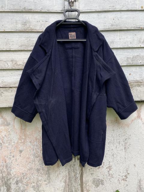 Other Designers Issey Miyake - Archival Sporting Gear Hai x Wacoal Wool Robe None Button