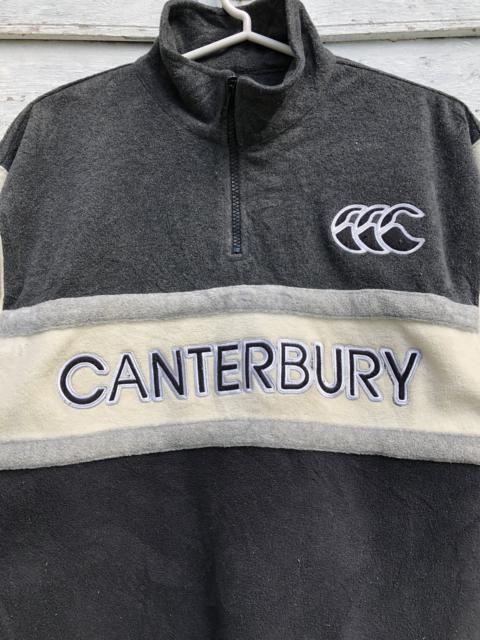 Other Designers Canterbury Of New Zealand - Canterbury Reversible Big Spell out Fleece Sweater
