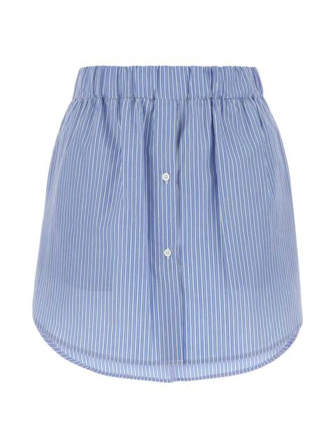 Printed Cotton Mini Skirt