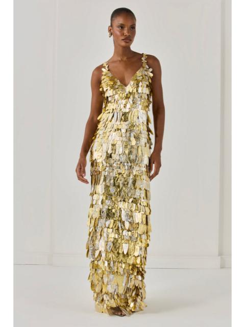 PatBO SEQUIN EMBROIDERED GOWN (RUNWAY)