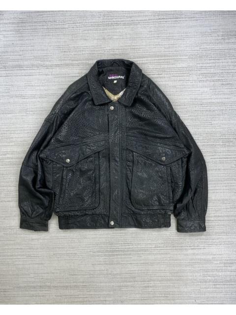Other Designers Vintage Giorgio Mobiani Bombers Leather Jacket