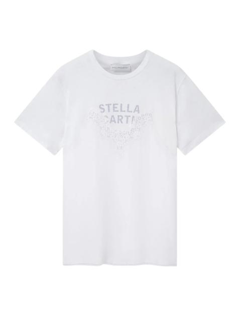 Stella McCartney Lace Slip Jersey T-Shirt