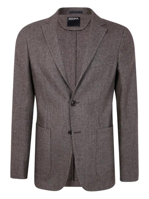 ZEGNA Wool Cotton And Cashmere Jacket