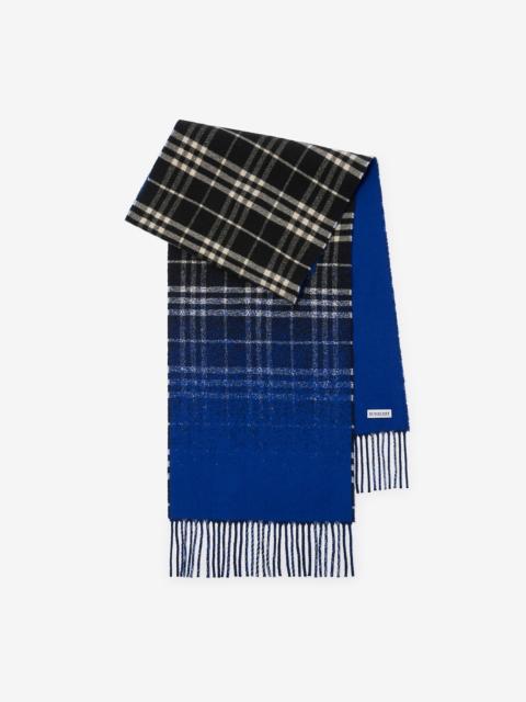 Burberry Gradient Check Cashmere Scarf