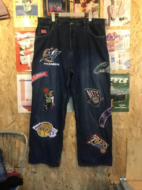Southpole - Vintage Y2K Unk Nba Embroidery Baggy Jeans Pants