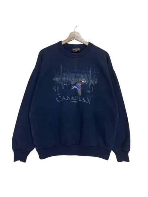 Other Designers Vintage 90s Canadian Marshlands Big Logo Crewneck Sweatshirt