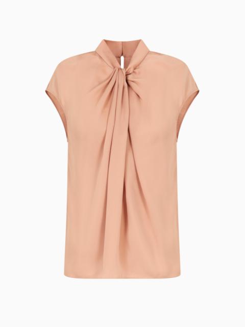 GIORGIO ARMANI BLOUSE IN WASHED SILK DOUBLE GEORGETTE