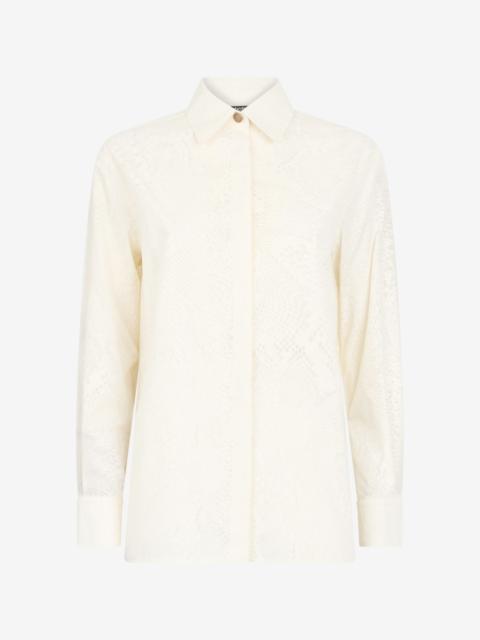 Roberto Cavalli Python-Print Shirt