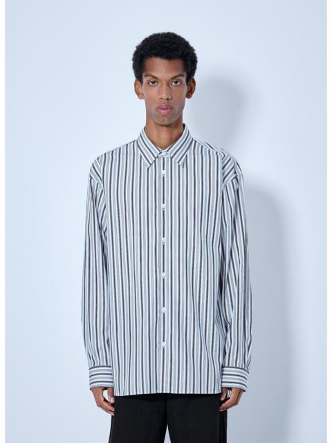 Dries Van Noten Dries Van Noten Men Croom Stripe Cotton Poplin Shirt