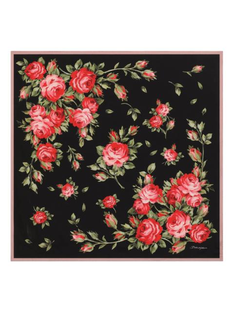 Dolce & Gabbana Dolce & Gabbana Floral-print Scarf