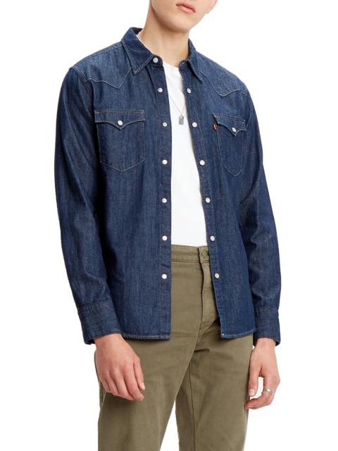 Levi's Levi's® Premium Barstow Standard Fit Denim Western Shirt in Western Edition at Nordstrom