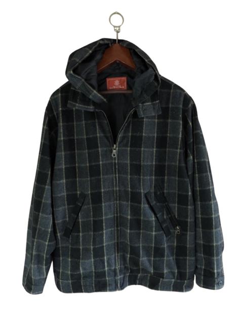 Other Designers Avirex - Last Call🔔Avirex Wool Plaid Hoodie Jacket