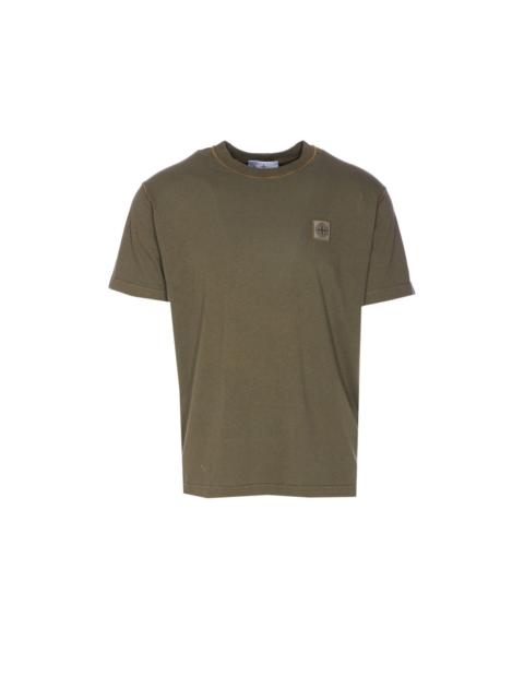 Stone Island Stone Island Men Compass Patch Logo T-Shirt