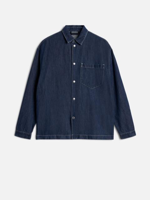 7 For All Mankind OVERSHIRT in Indigo Linen Nocturnal