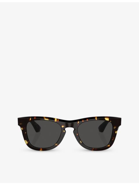 Burberry BE4426 square-frame tortoiseshell acetate sunglasses