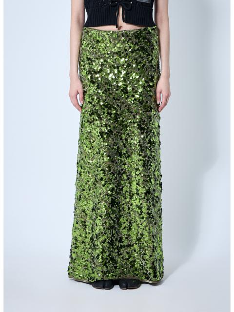 Ganni Women Sequin Embellished Maxi Skirt