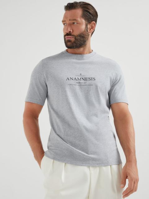 Brunello Cucinelli Cotton jersey crew-neck T-shirt with print