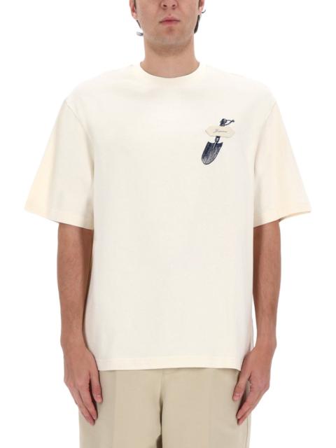 JACQUEMUS Jacquemus Men T-Shirt "Leather"