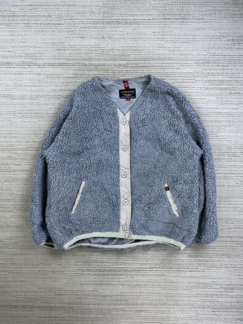ALPHA INDUSTRIES 🔥Vintage Alpha Industries Button Sherpa Jacket