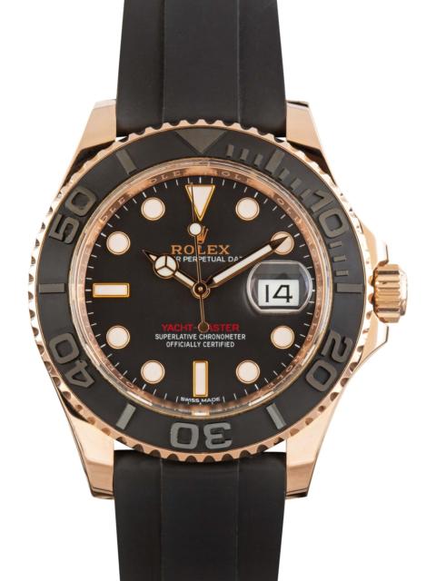 ROLEX Pre-owned Rolex Yacht-Master 40 Ref 116655 Black Dial