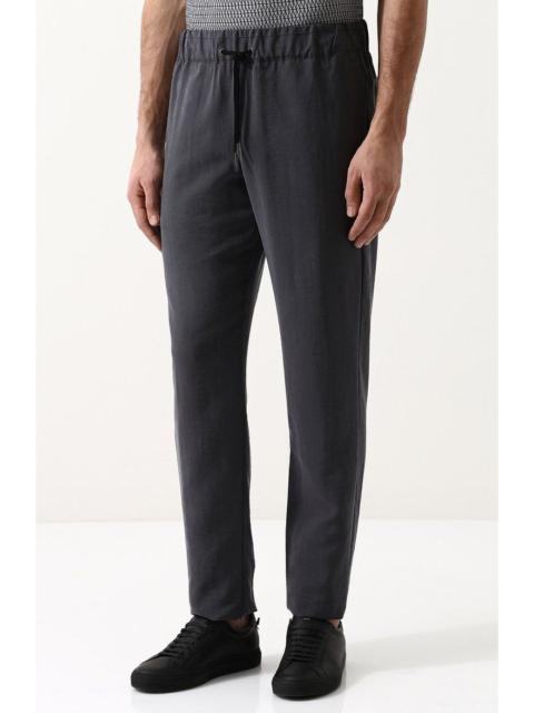 GIORGIO ARMANI Giorgio Armani Drawstring Straight Pants