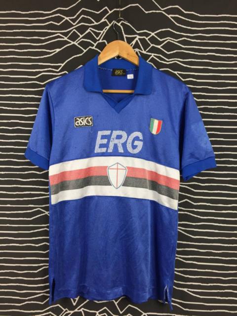 Other Designers Vintage - Vtg Asics Sampdoria 1991/92 Home Kit Jersey