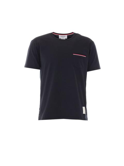 Thom Browne Thom Browne Men Stripe Logo T-Shirt