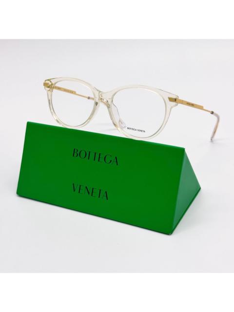 Bottega Veneta NEW BOTTEGA VENETA EYEGLASSES BV1039O 003 ROUND BEIGE TRANSP