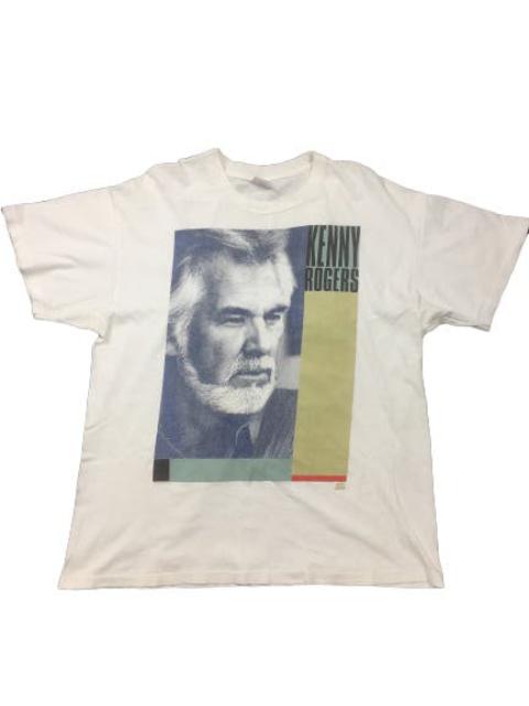 Vintage 90s Kenny Rodgers country music band tee RIP