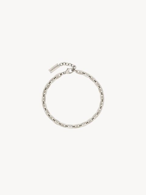 SAINT LAURENT ANCHOR-CHAIN BRACELET IN METAL