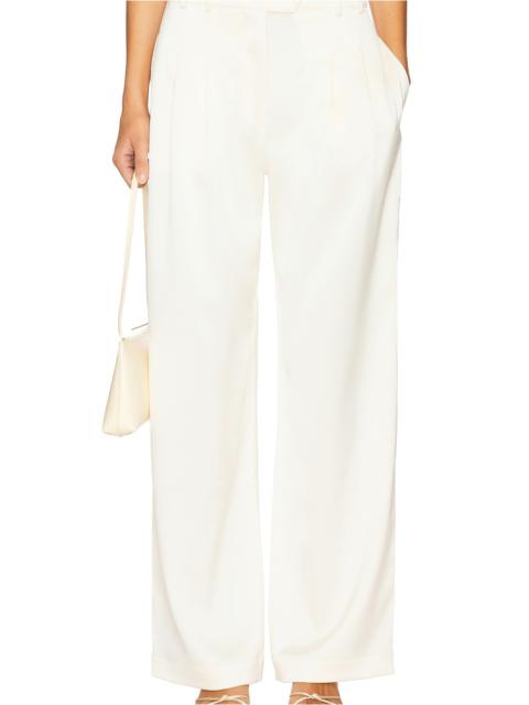 Fleur du Mal Satin Relaxed Pant