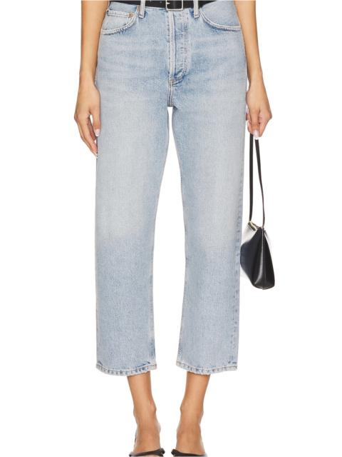 AGOLDE 90's Mid Rise Straight Crop Jeans