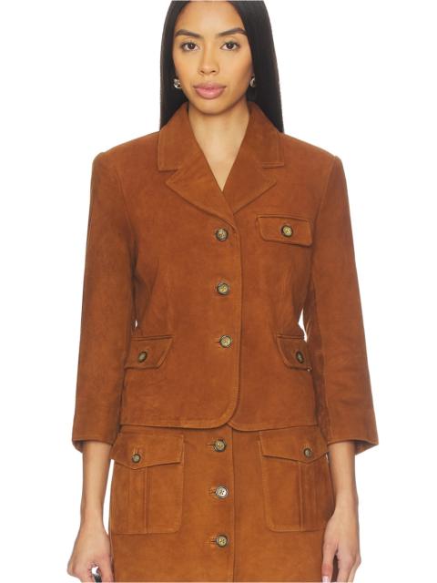 The Garment Suede Fitted Jacket