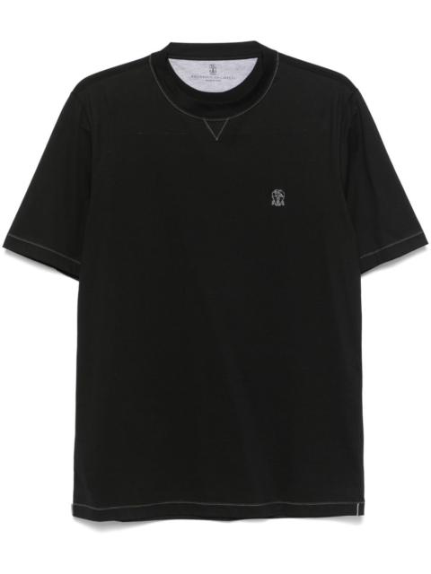 Brunello Cucinelli Brunello Cucinelli Men Logo Cotton T-Shirt