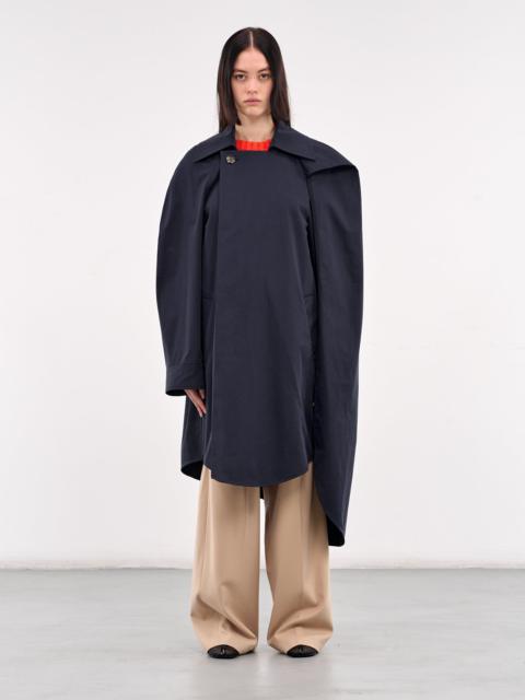 JW Anderson Asymmetric Cape Trench Coat
