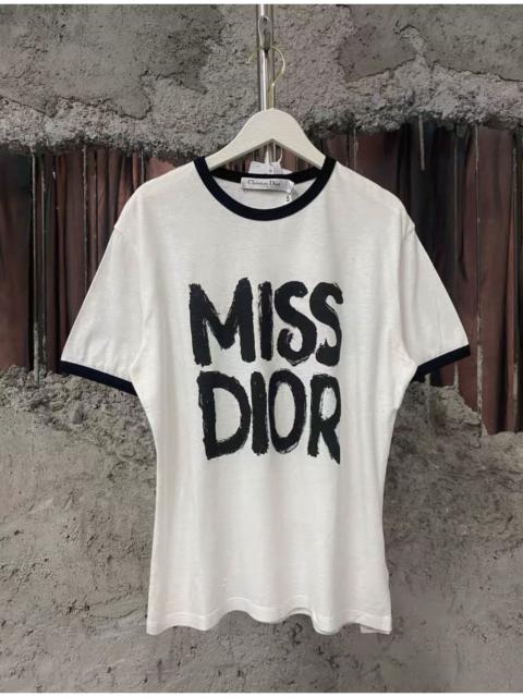 Dior Dior Miss Logo T-Shirt in White