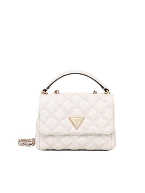 GUESS USA quilted-design crossbody bag