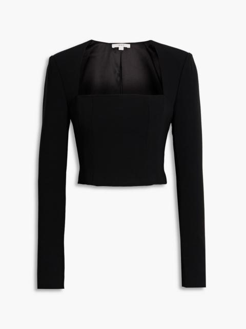 A.L.C. Cropped crepe top